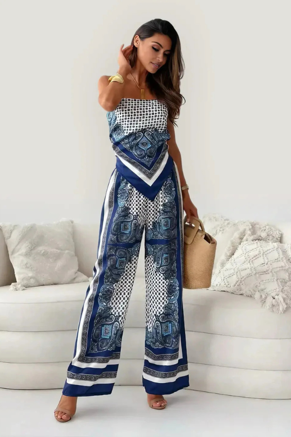 Carmilla - Luxuriöses Seidiges Lounge-Set