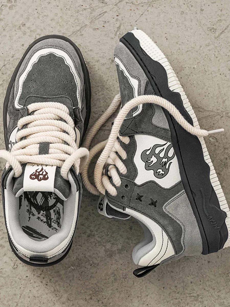 Elias - Stilvolle Vintage Skateboard Schuhe Herren Grip