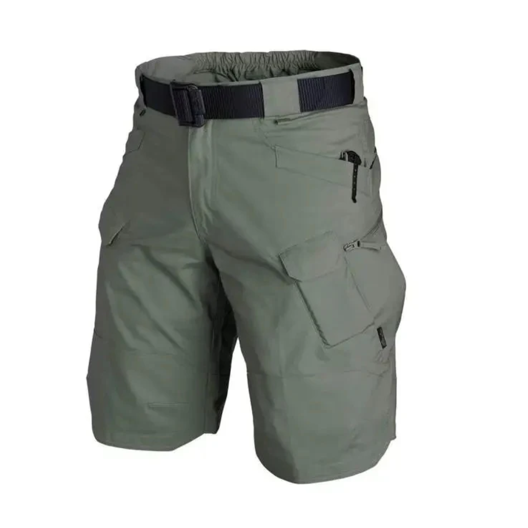 Herren Outdoor Shorts mit 6 Reißverschlusstaschen - FlexTrek Cargo Shorts