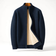 Lukas | Warmer Herren Cardigan modern & stilvoll – Marineblau