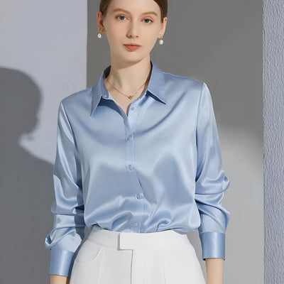 Coralie | Elegante Satinbluse