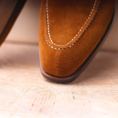 Herren Wildleder Oxford Schuhe mit Wingtip