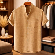 Eldovar - Edles Leinenhemd – Khaki