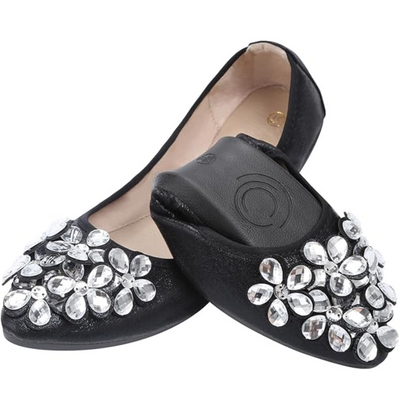 Chinbee - Glamouröse Strass-Ballerinas für Damen