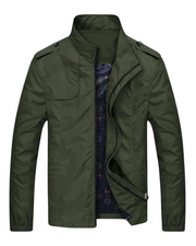 Bomberjacke für Herren – Armeegrün