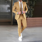 Brylle - Trendige Herrenanzüge – Beige