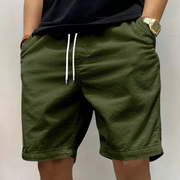 Liam | Kurze Hose für Herren Sommer Stil – Armeegrün