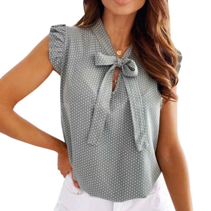 Norma - Elegante Schmetterlings Bluse Damen Sommer