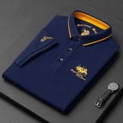 Sommerfeld | Luxuriöses Herren-Poloshirt – Blau