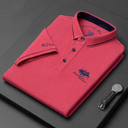 Hans | Premium Herren Polo – Rot