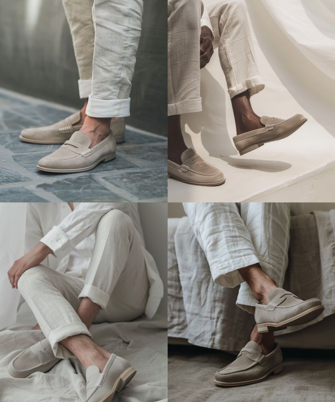 Martin Wildleder-Loafers