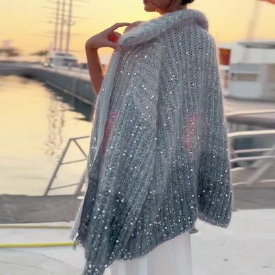 Angelina | Luxuriöser Strickpulli mit eleganten Glitzerdetails