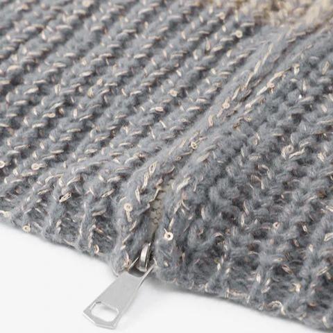 Angelina | Luxuriöser Strickpulli mit eleganten Glitzerdetails