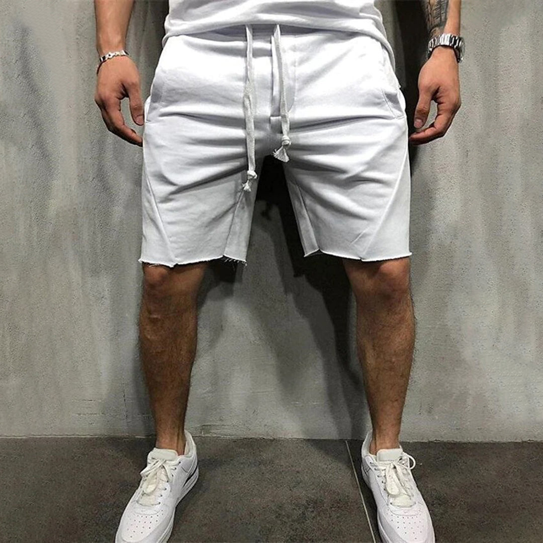 Sportliche Fransen-Shorts für Herren
