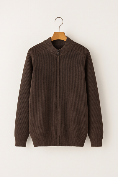 William Strickjacke mit Reißverschluss