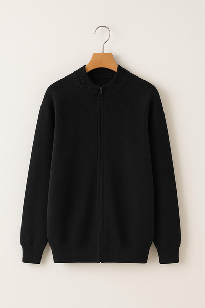William Strickjacke mit Reißverschluss