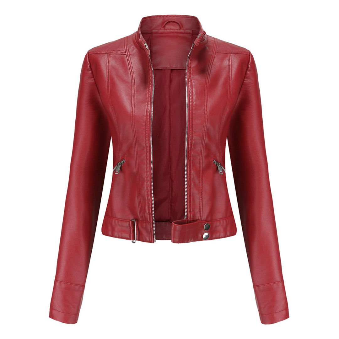 Stilvolle Damen Lederjacke in klassischem Design – Marlene