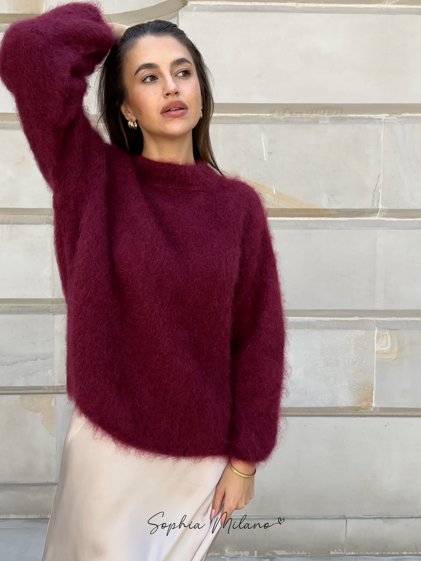Sophia Mohair Rollkragenpullover