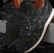 Lässige Glitzerschuhe mit Pailletten - Arvani – Schwarz