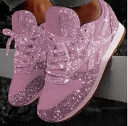 Lässige Glitzerschuhe mit Pailletten - Arvani – Rosa