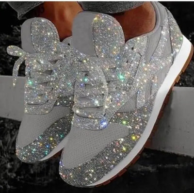 Glitzernde Damen-Sneaker mit sportlichem Komfort – Leona