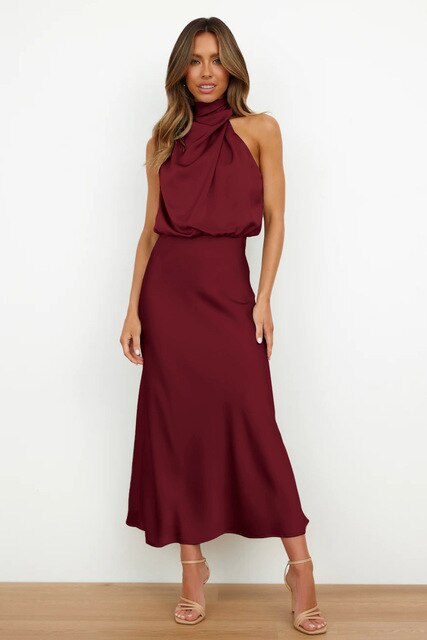 Weißes maxi-blusenkleid - Maria