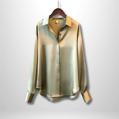 Satinbluse | Lockere Passform | Elegant & Zeitlos