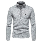 Herren Turtleneck Freizeitjacke – Grau