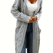 Ramona - extraweiche Strickweste – Grau