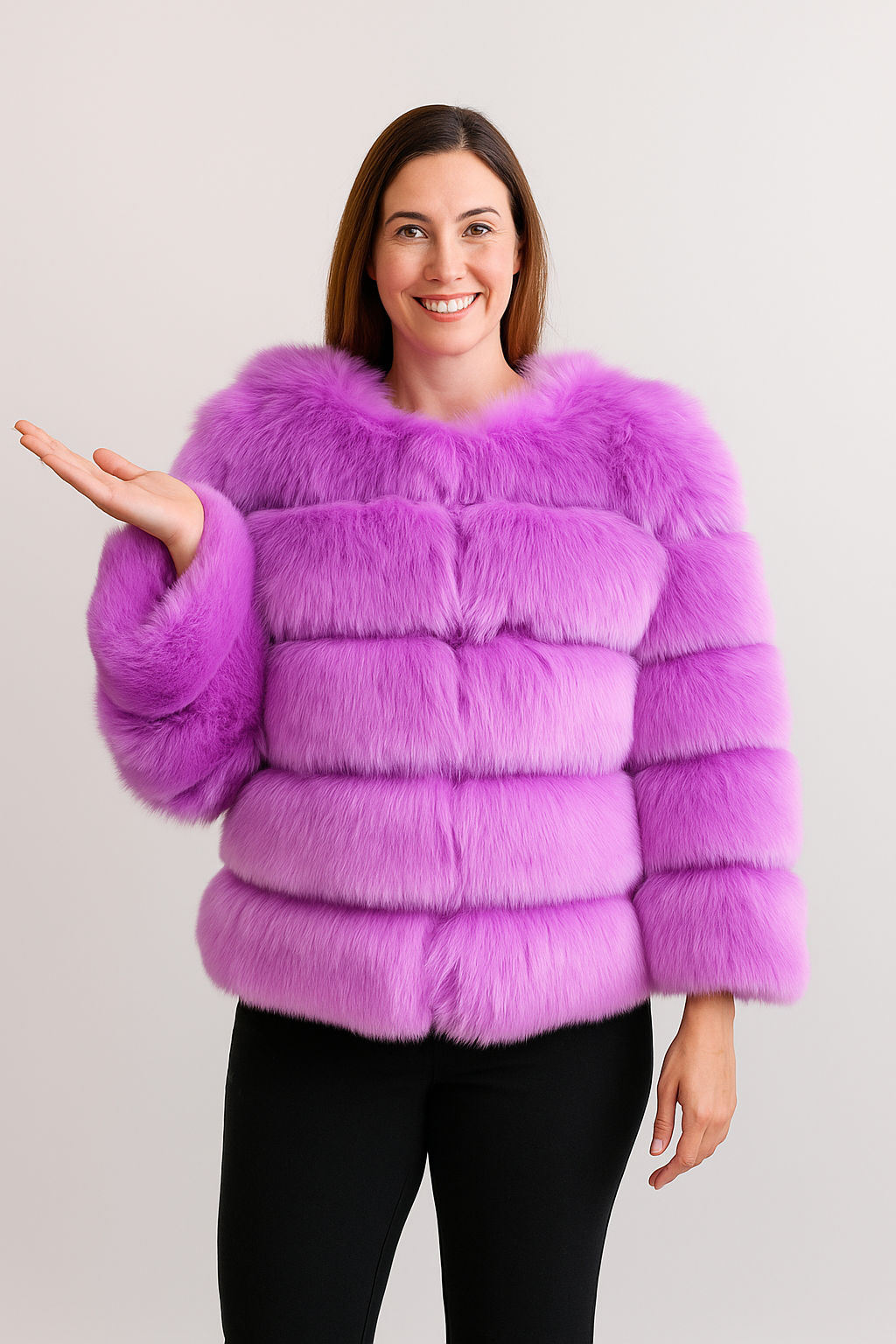 Kirsten Kunstfelljacke Flauschig Kurz