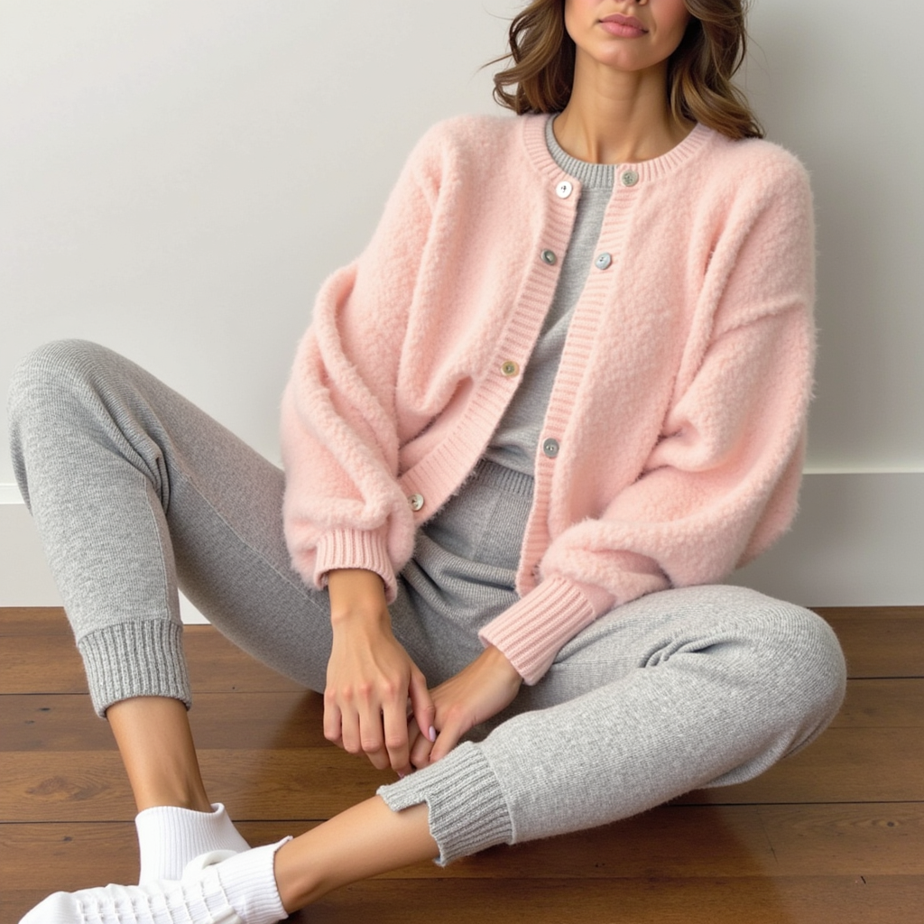 ModenGlanz | Kuschelige Strickjacke