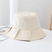 Trendiger Sommer-Bucket-Hut für Damen und Herren – Weiß