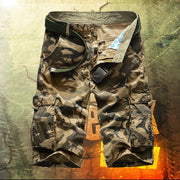 Sommerfeld | Taktische Camouflage Cargo-Shorts (1 Kaufen, 1 GRATIS dazu) – Khaki Camouflage