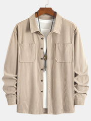 Halewick - Hochwertige Utility-Hemdjacke – Khaki