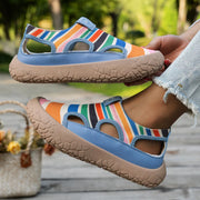 Maelina - orthopädische gepolsterte Laufschuhe – Regenbogen