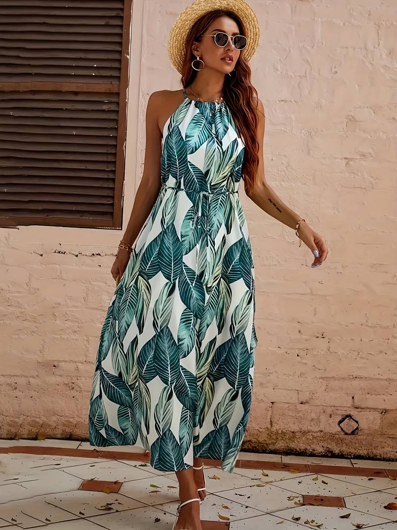 Nova - Ärmelloses Midi Kleid mit Schlitz