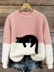 Mirevalyn - Weichgriff-Pullover – Rosa