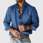 Adrian | Ferran Leandro Hemd Herrenstil – Blau