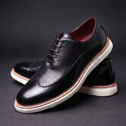 Cedran - Premium Oxfordschuhe – Schwarz
