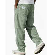 Alfons | Bequeme Cordhose für Herren – Hellgrün