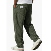 Alfons | Bequeme Cordhose für Herren – Grün
