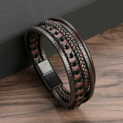 Alois | Stilvolles Herren Armband mit Gravur – 18