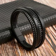 Alois | Stilvolles Herren Armband mit Gravur – 15