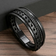 Alois | Stilvolles Herren Armband mit Gravur – 25
