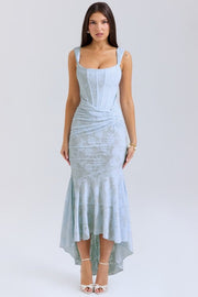 Amira | Damen Maxikleid – Elegantes Fließendes Kleid Hochzeit & Sommerurlaub 2026 – Hellblau