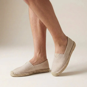 Andreas | Herren Elegante Espadrilles Slip-On Jute – Beige