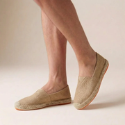 Andreas | Herren Elegante Espadrilles Slip-On Jute – Braun
