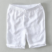 Matteo | Herren Sommer Bermuda Shorts – Weiß
