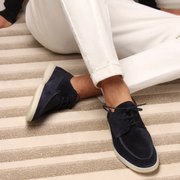 Anselm | Herren Loafer Bequem Freizeit – Dunkelblau