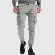 Arvid | Bequeme Herren Cargohose für warme Tage – Grau